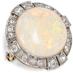 627062-hofer-antikschmuck-Prachtvolle-Anhaenger-Brosche-mit-Opal-und-Diamanten-in-Platin-um-1920-Geheimnisvolle-Welten_4