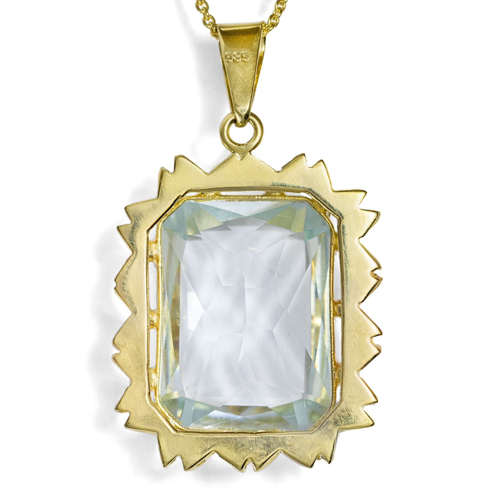 627286-hofer-antikschmuck-Kraftvoller-Midcentury-Anhaenger-mit-Aquamarin-in-Gold-um-1960-Meerwert_3