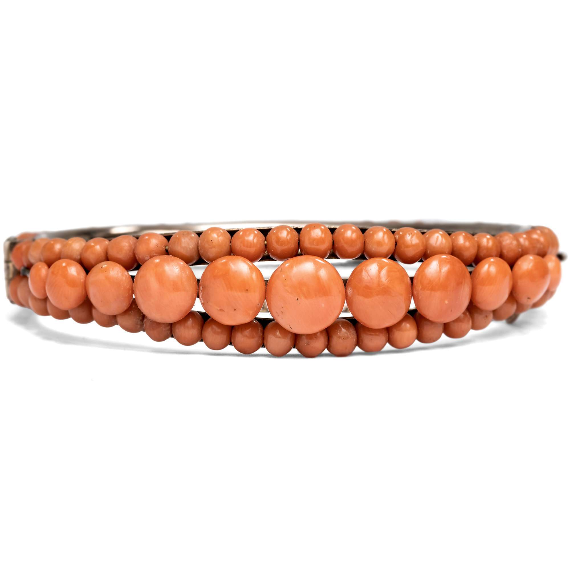 627300-hofer-antikschmuck-Armreif-mit-italienischen-Korallen-in-Silber-Italien-um-1900-Komm-ein-bisschen-mit-nach-Italien_2