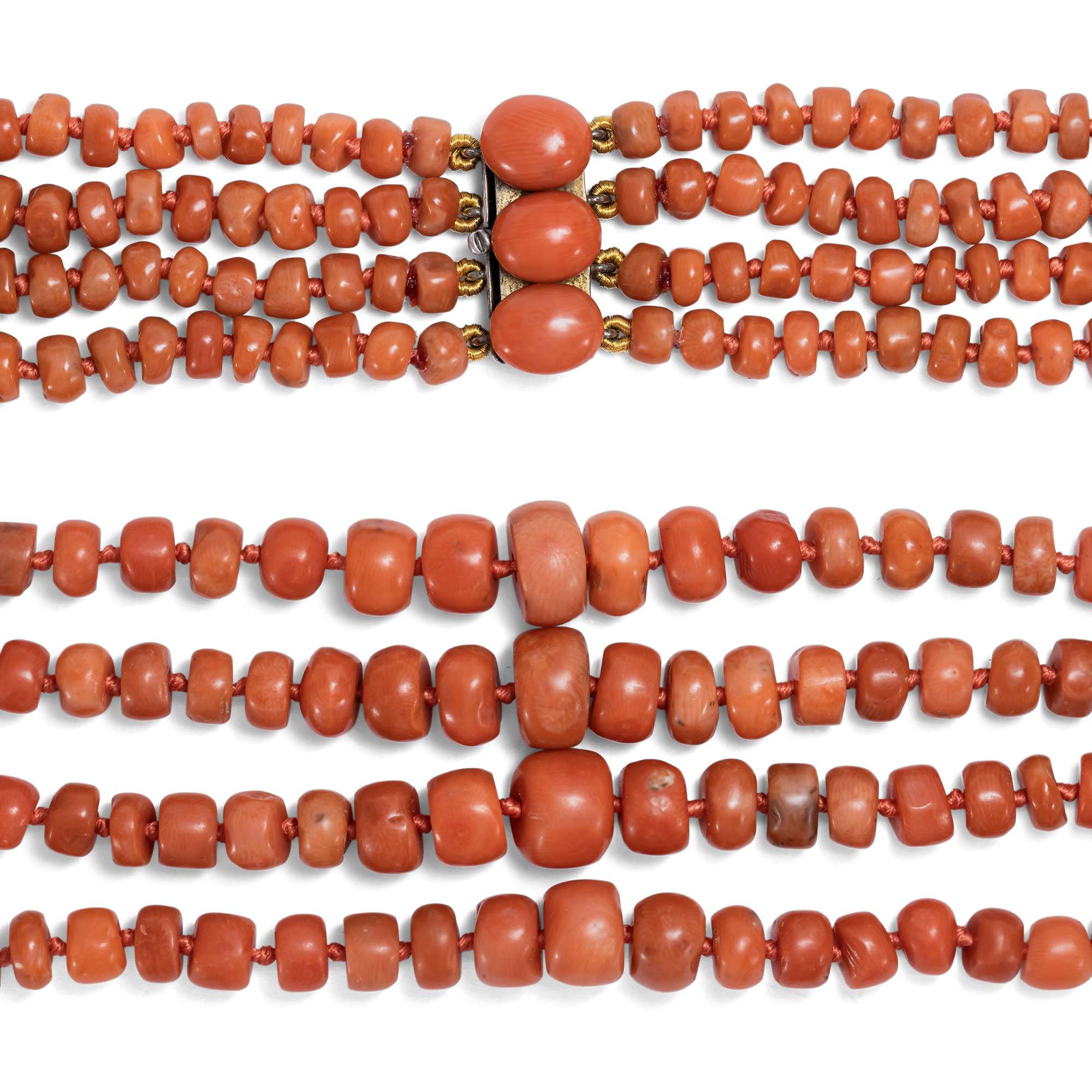627501-hofer-antikschmuck-Ungewoehnliches-Collier-aus-vier-Reihen-Corallo-Sciacca-Italien-um-1900-Ferdinands-Vermaechtnis_3