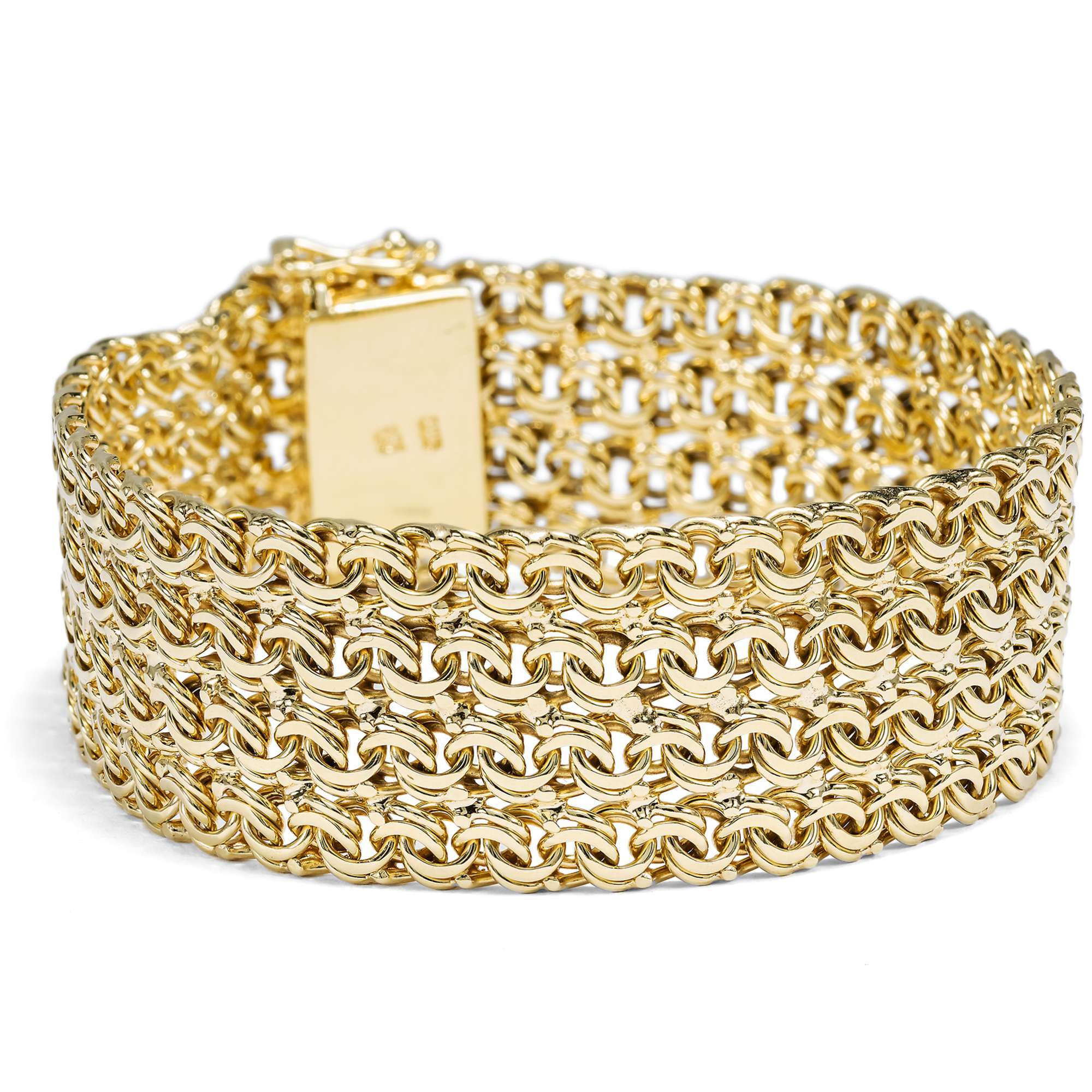 627519-hofer-antikschmuck-Schoenes-vintage-Armband-aus-Gelbgold-um-1980-Go-for-Gold